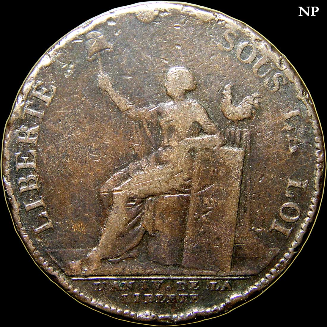 Obverse detail...