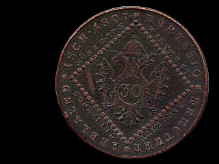 Reverse - Austria - 30 Kreutzer 1807