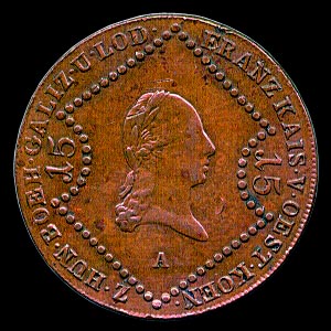 Obverse - Austria - 15 Kreutzer 1807