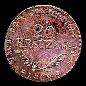 Reverse - Austria - 20 Kreuzer 1809
