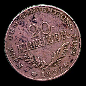 Reverse - Austria - 20 Kreuzer 1809