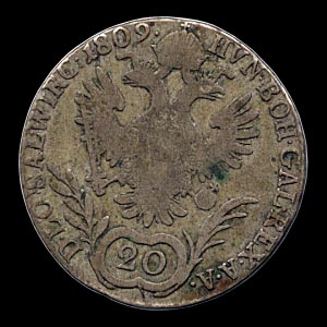 Reverse - Austria - 20 Kreuzer 1809