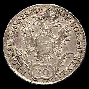 Reverse - Austria - 20 Kreuzer 1809