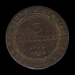 Reverse - Austria - 3 Kreutzer 1812