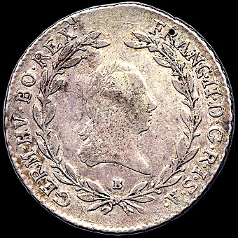 Obverse - Austria - 20 Kreuzer 1794