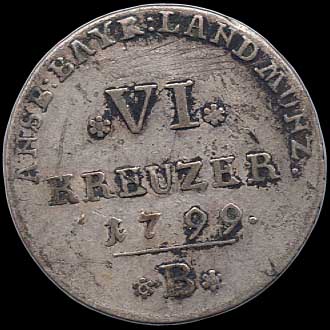 Reverse - Brandenburg-Ansbach-Bayreuth - 1799