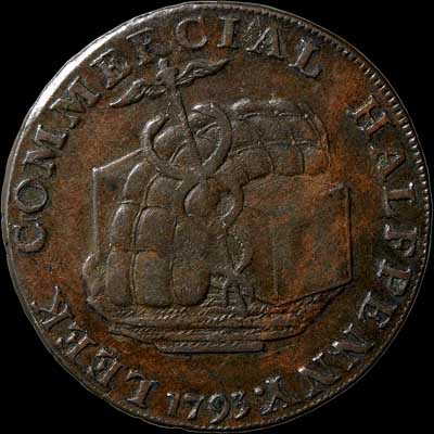 Reverse - Great Britain - 1793
