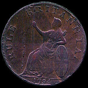Reverse - Great Britain - 1794