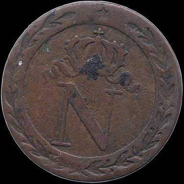Obverse - France - 10 Centimes 1808