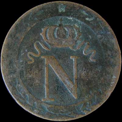 Obverse - France - 10 Centimes 1808