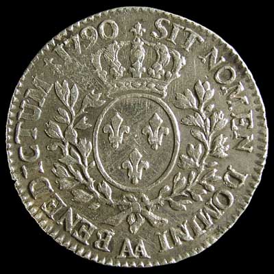 Reverse - France - c.1790