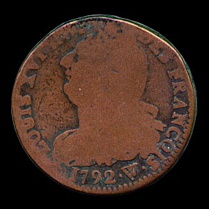 Obverse - France - 2 Sols - 1792