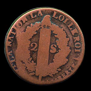 Reverse - France - 2 Sols - 1792