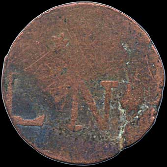 Obverse - Napoleonic East Indies - 1 Duit (1810)