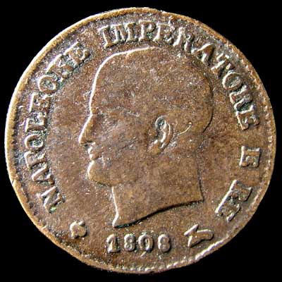 Obverse - Kingdom of Napoleon - 1 Centesimo (1808)