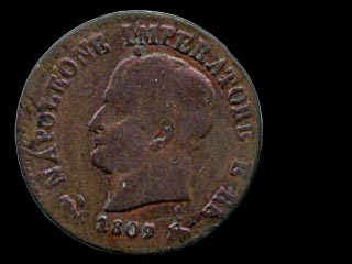 Obverse - Kingdom of Napoleon - 1 Centesimo (1809)