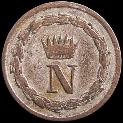 Obverse - Kingdom of Napoleon - 10 Centesimi (1809)