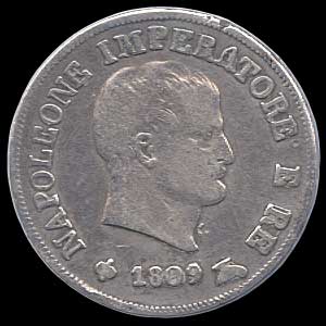 Obverse - Kingdom of Napoleon - 10 Soldi - 1809