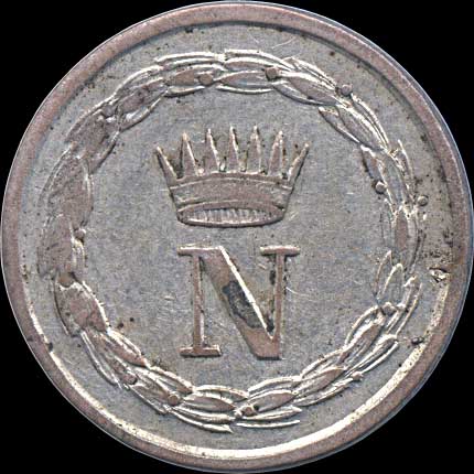 Obverse - Kingdom of Napoleon - 10 Centesimi (1809)