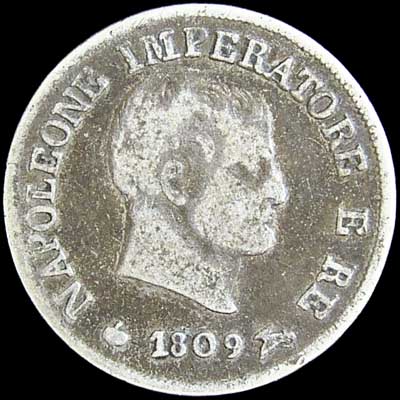 Obverse - Kingdom of Napoleon - 10 Soldi - 1809