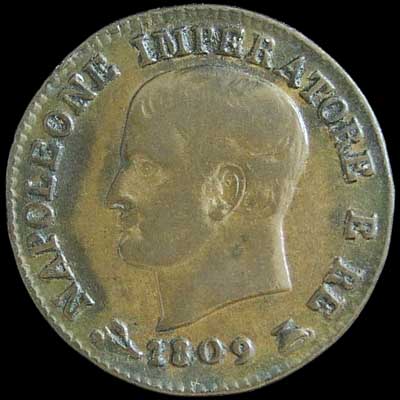Obverse - Kingdom of Napoleon - 1 Centesimo (1809)