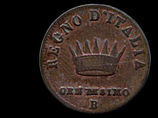 Reverse - Kingdom of Napoleon - 1 Centesimo (1809)