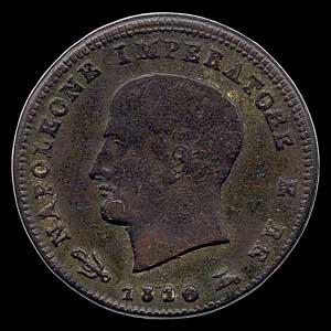 Obverse - Kingdom of Napoleon - 3 Centesimi (1810)