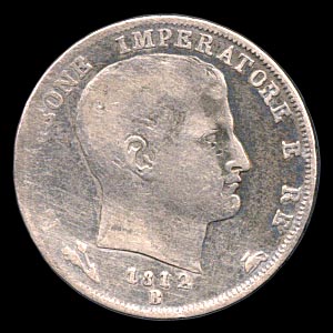 Obverse - Kingdom of Napoleon - 1 Lira 1812