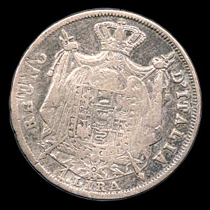 Reverse - Kingdom of Napoleon - 1 Lira 1812