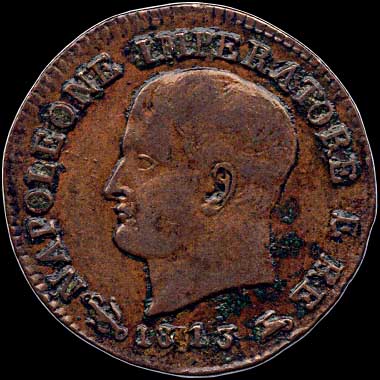 Obverse - Kingdom of Napoleon - 1 Centesimo (1813)