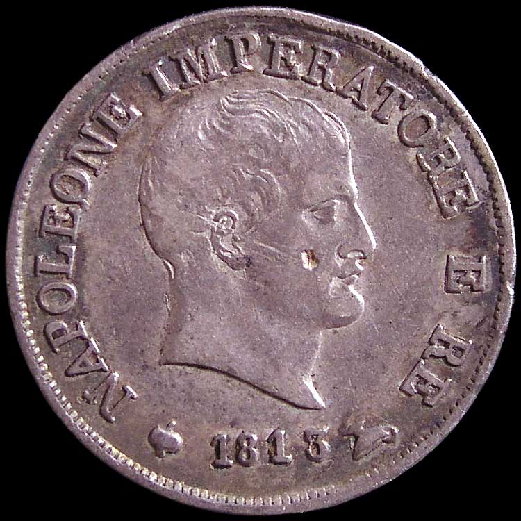Obverse - Kingdom of Napoleon - 10 Soldi (1813)
