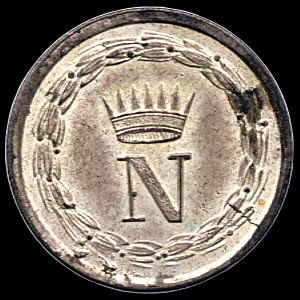 Obverse - Kingdom of Napoleon - 10 Centesimi (1813)