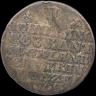 Reverse - Mecklenburg-Schwerin - 1 Schilling - 1797