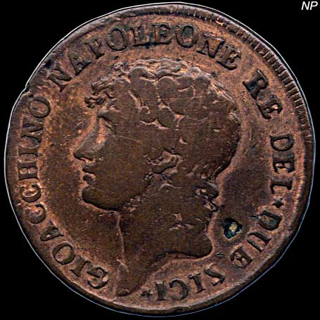 Obverse - Naples - 2 Grana - 1810