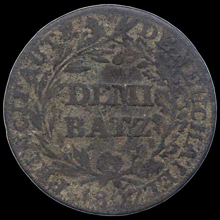 Reverse - Swiss - 1/2 Batzen - 1808