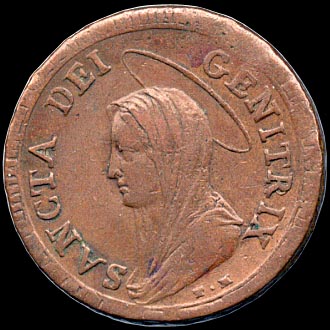 Obverse - Papal States 5 Baiocchi - 1797