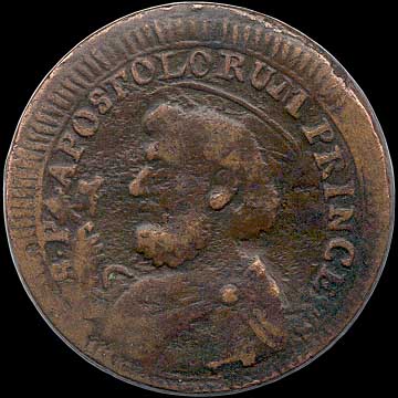 Obverse - Papal States 2 1/2 Baiocchi - 1797
