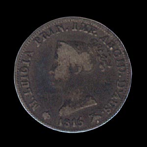Obverse - Parma - 1815 - 5 Soldi