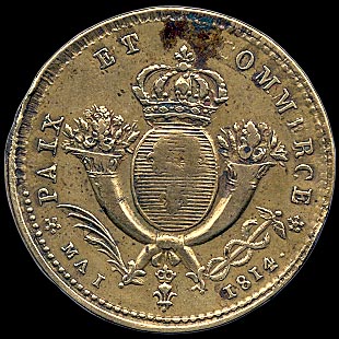 Prince d'Essling #1481 Reverse 1814