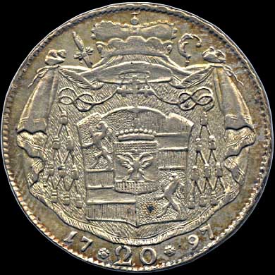 Reverse - Salzburg - 20 Kreuzer - 1797