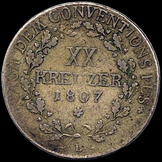 Reverse - Saxe - Coburg - Saalfeld - 1807