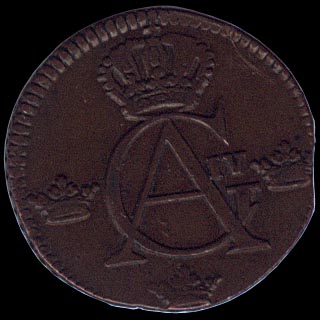 Obverse - Sweden - 1/4 Skilling 1808