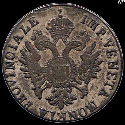 Obverse - Venice (Austria) - 1 Lira (1800)