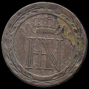 Obverse - Westphalia - 20 Centimes - 1808