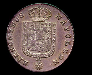 Obverse - Westphalia - 1/6 Taler - 1809