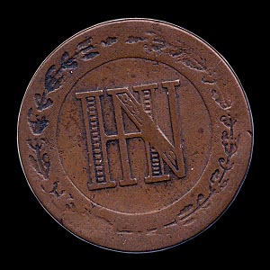 Obverse - Westphalia - 1809 - 2 Centimes