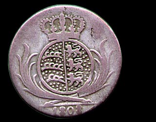 Obverse - Wurttemberg - 6 Kreuzer - 1808