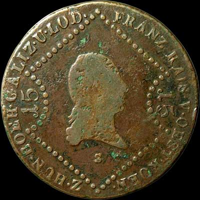 Obverse - Austria - 15 Kreutzer 1807