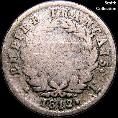 Reverse - France - 1/2 Francs - 1812