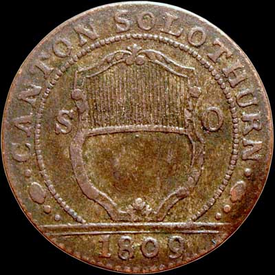 Obverse - Swiss - 1 Batzen - 1809